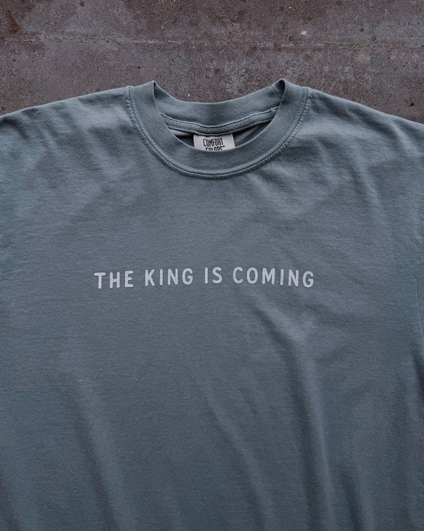 King is Coming Stone Sage Unisex T-Shirt