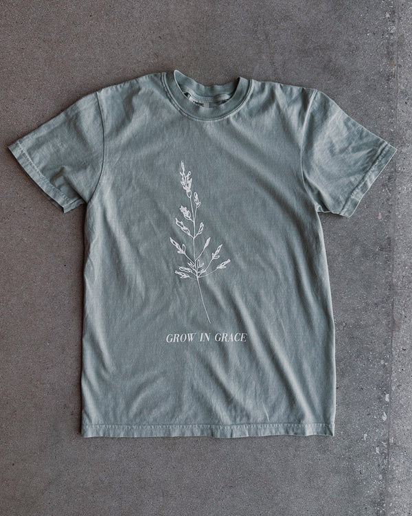 Grow in Grace Stone Sage Unisex T-Shirt
