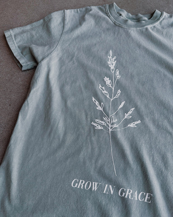 Grow in Grace Stone Sage Unisex T-Shirt