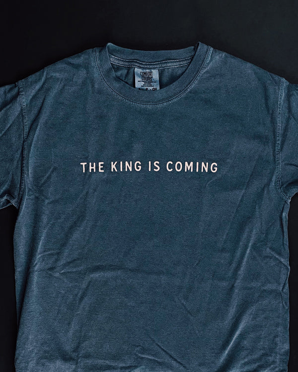 King is Coming Space Blue Unisex T-Shirt