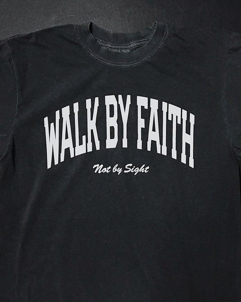 Walk By Faith Timber Grey Unisex T-Shirt