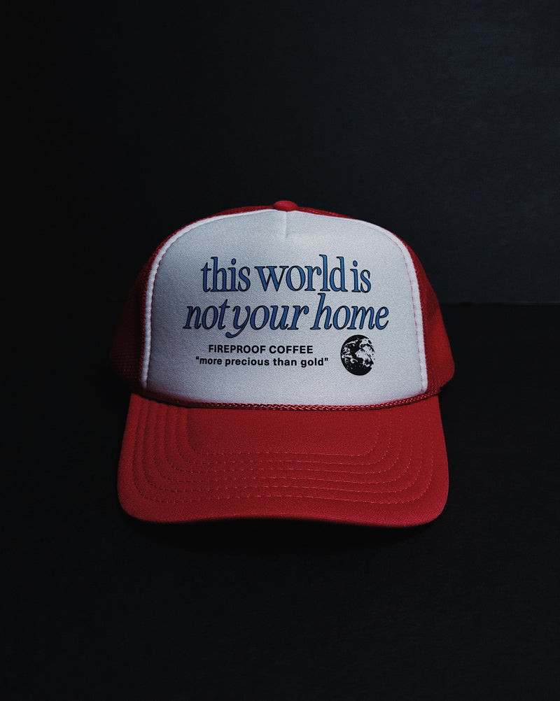 Not Your Home Retro Red Trucker Hat