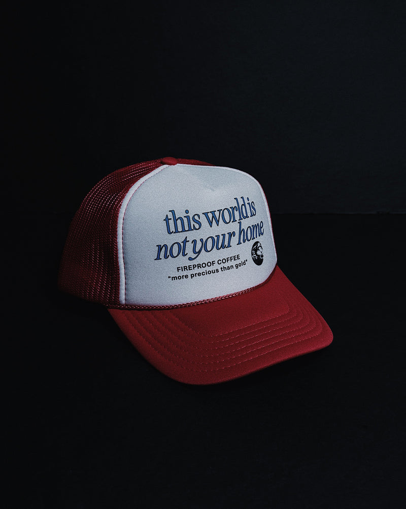 Not Your Home Retro Red Trucker Hat