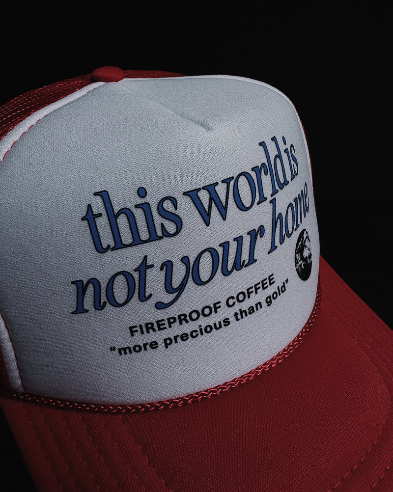 Not Your Home Retro Red Trucker Hat