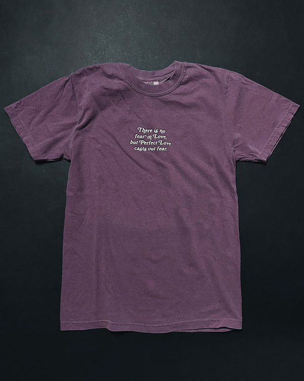 No Fear In Love Dusty Plum Unisex T-Shirt