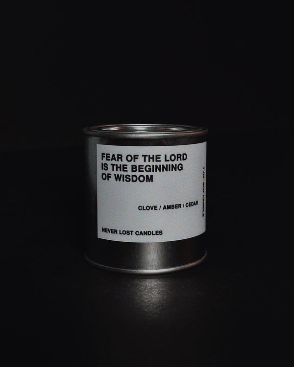 Wisdom and Fear Candle