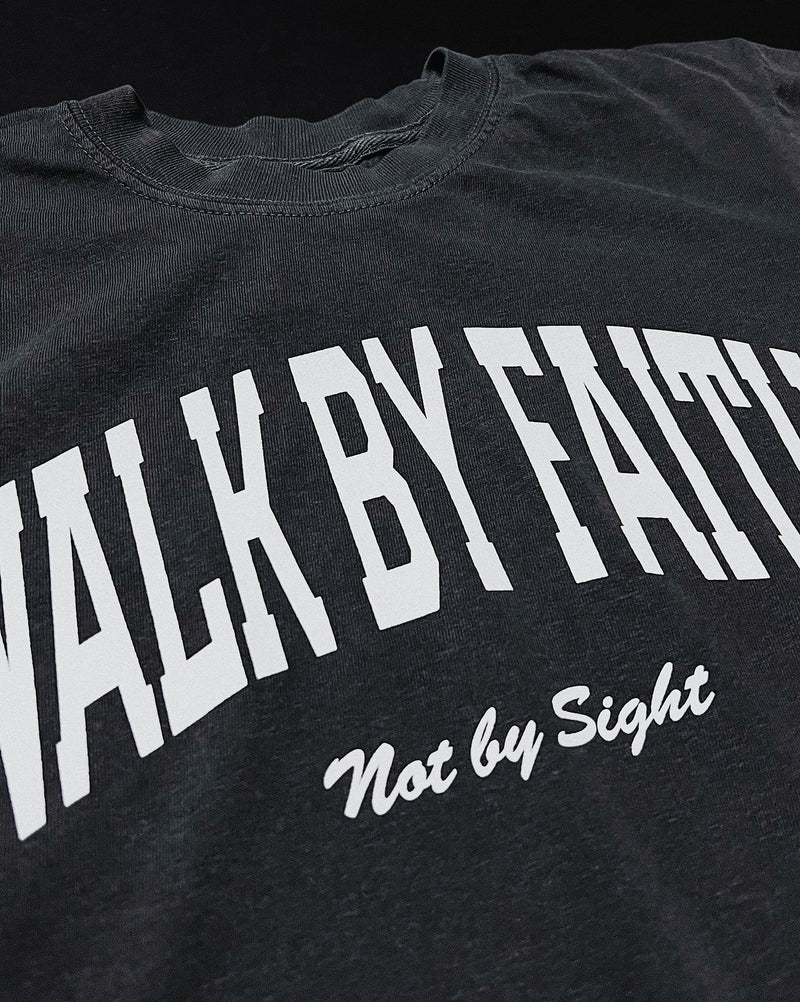 Walk By Faith Timber Grey Unisex T-Shirt