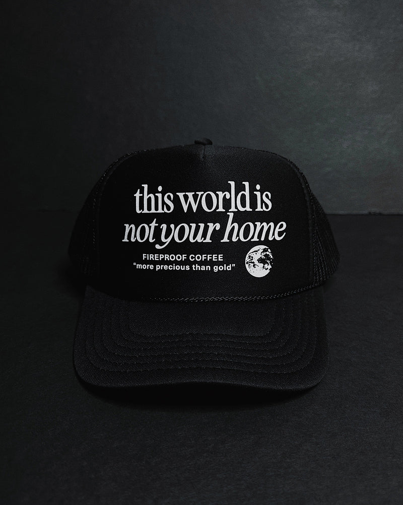 Not Your Home Black Trucker Hat