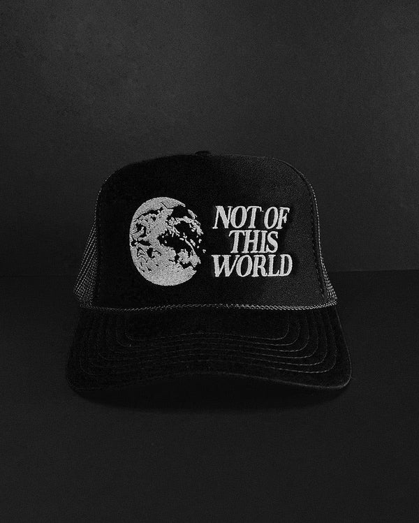 Not of This World Black Trucker Hat