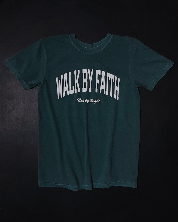 Walk By Faith Highland Green Unisex T-Shirt