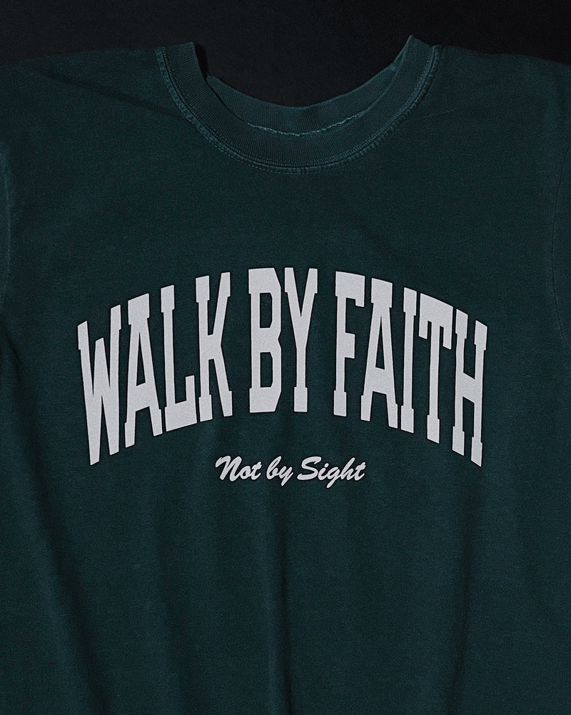 Walk By Faith Highland Green Unisex T-Shirt