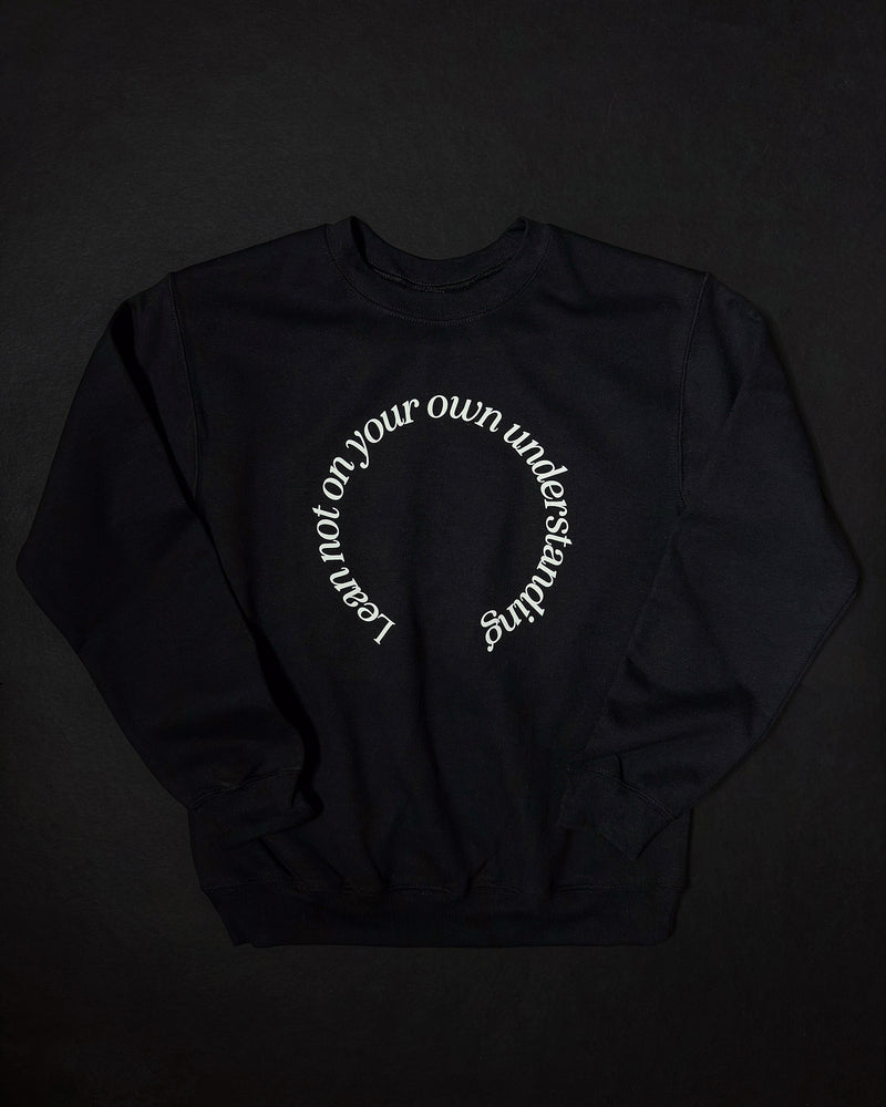 Lean Not Black Unisex Crewneck Sweater