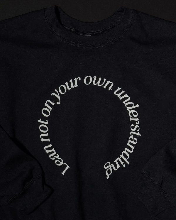 Lean Not Black Unisex Crewneck Sweater