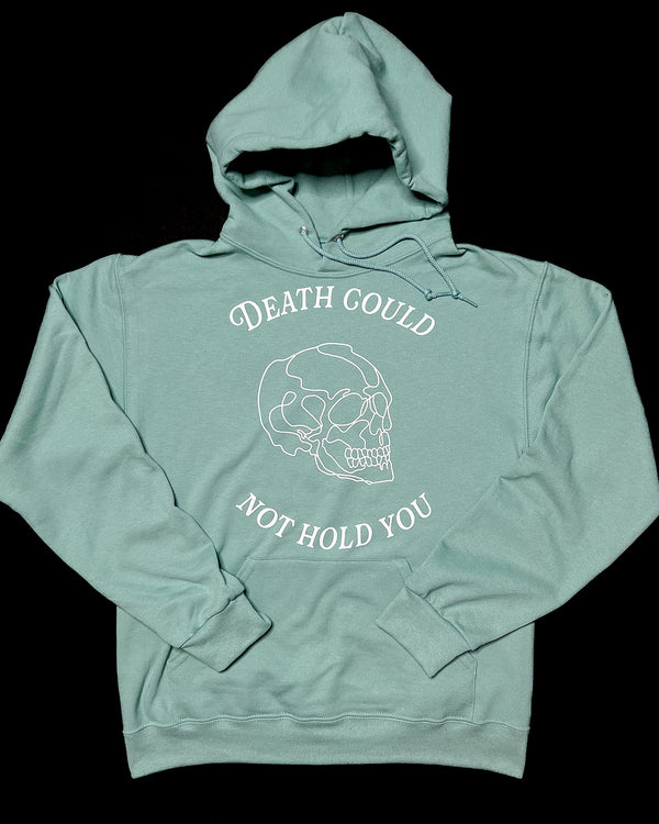 Death Could Not Hold You Caribbean Blue Unisex Hoodie Sweater