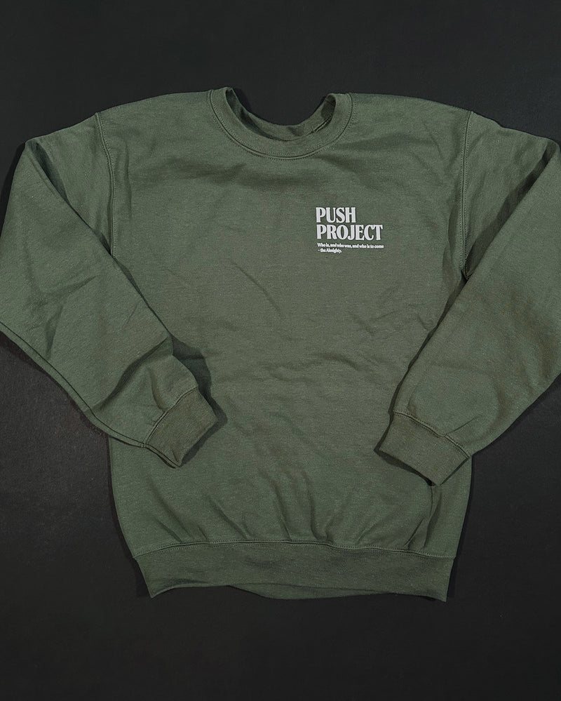 The Almighty Meadow Green Unisex Crewneck Sweater