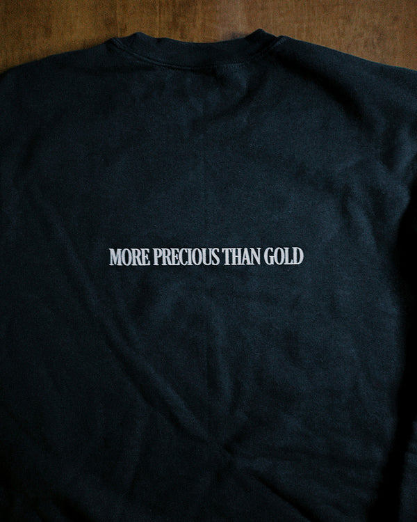 Fireproof Black Unisex Crewneck Sweater