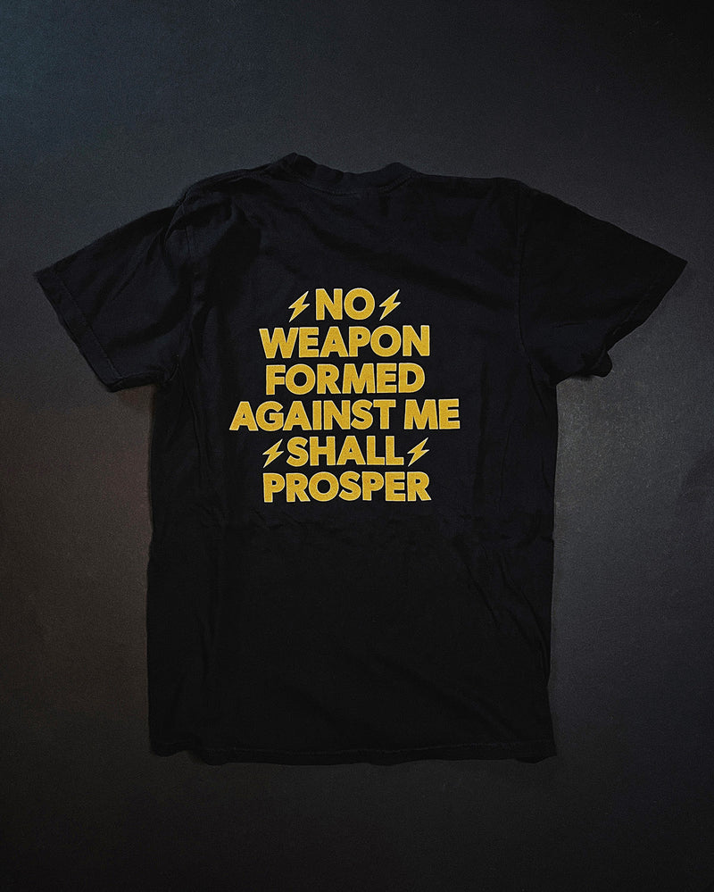 No Weapon Black Unisex T-Shirt