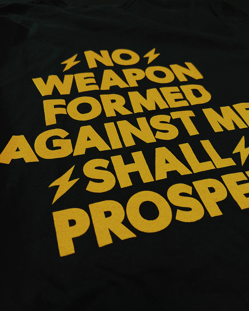 No Weapon Black Unisex T-Shirt