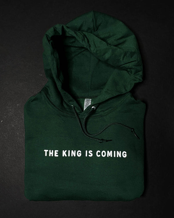 King Is Coming Forest Floor Unisex Hoodie