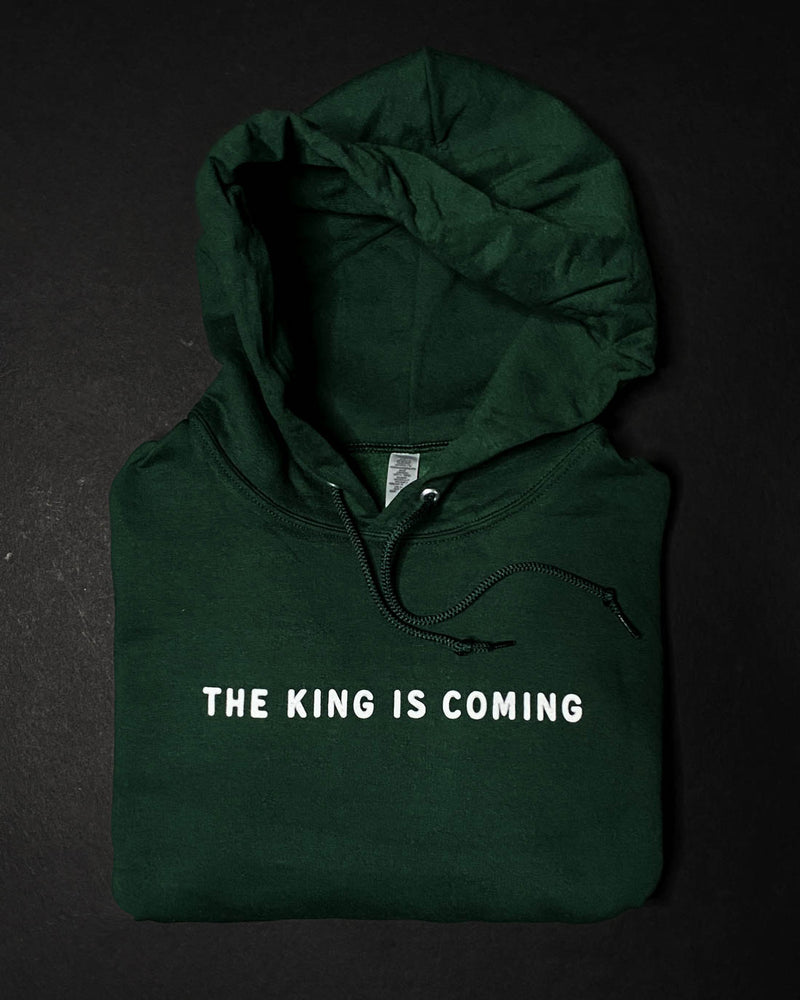 King Is Coming Forest Floor Unisex Hoodie