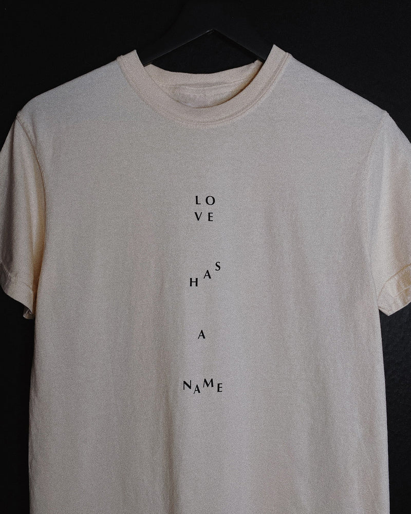 Love Has a Name Oatmeal Unisex T-Shirt