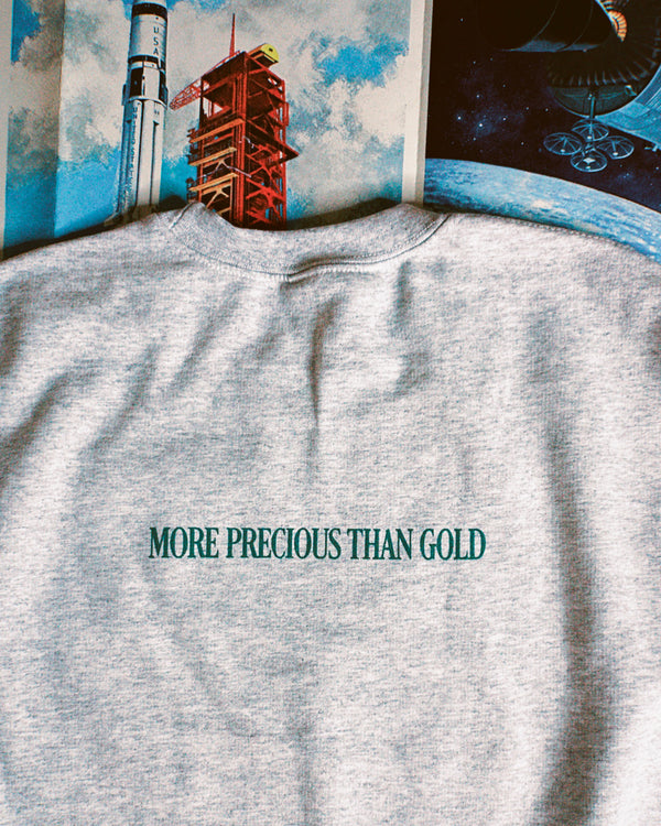 Fireproof Cloud Grey Unisex Crewneck Sweater