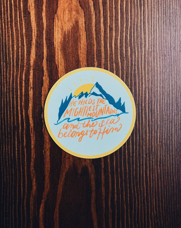 Mightiest Mountains Sticker